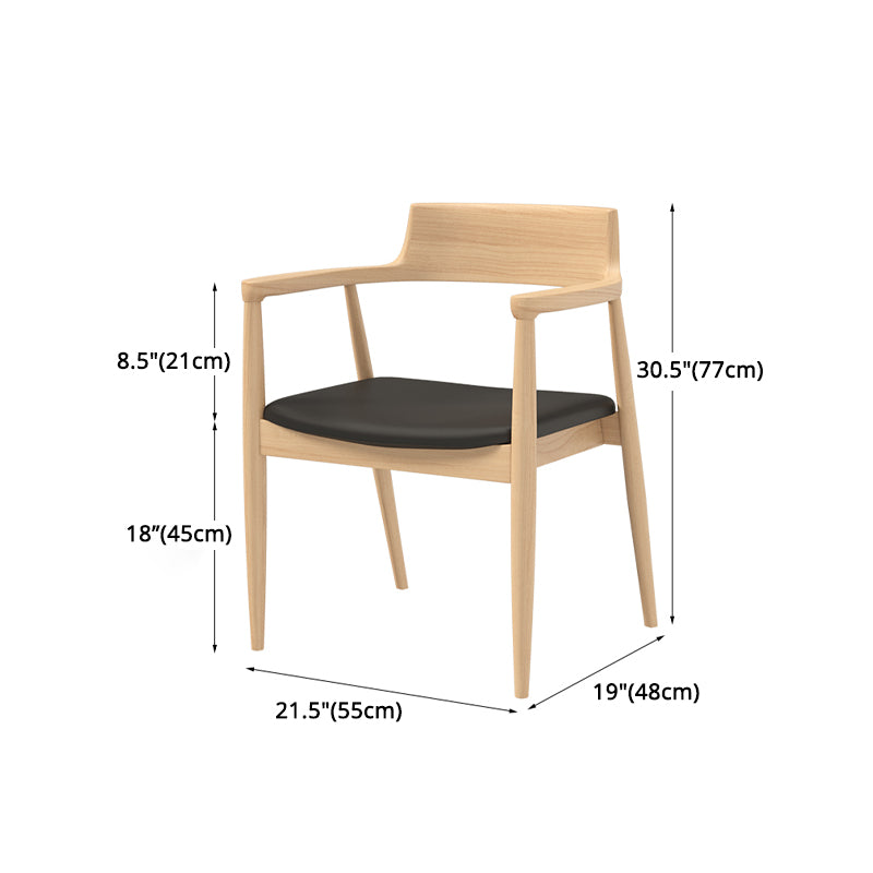 Modern 1/2/4/5 Pieces Rectangle Dining Set Solid Wood Dining Table with Chairs