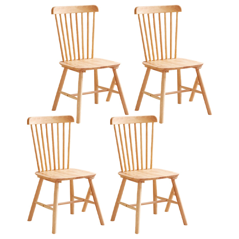 Modern 1/4/5/7 Pieces Rectangle Dining Set Solid Wood Dining Table with Chairs