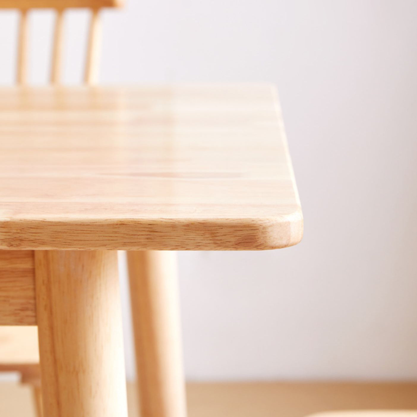 Modern 1/4/5/7 Pieces Rectangle Dining Set Solid Wood Dining Table with Chairs