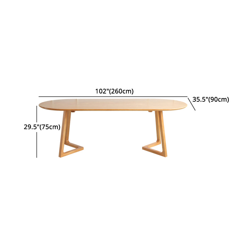 Modern Rectangle 1/2/5/7 Pieces Dining Set Solid Wood Dining Table with Chairs