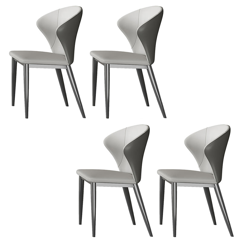 Luxury 1/3/4/5/7 Pieces Dining Set Sintered Stone Dining Table with Leather Chairs