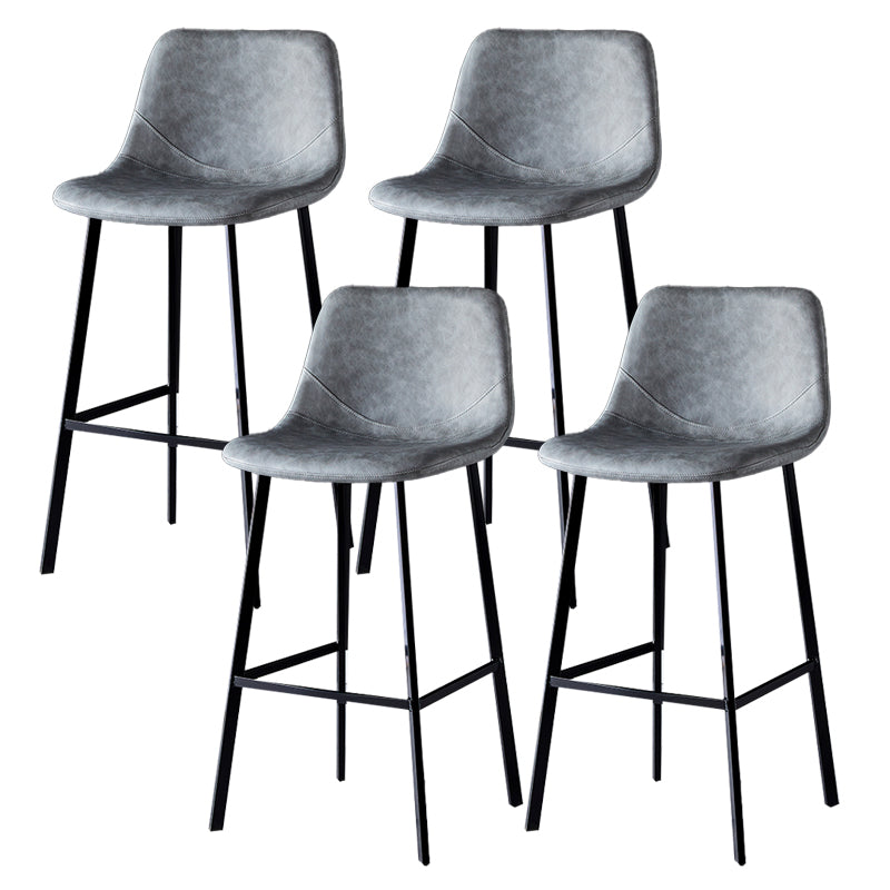 Barhocker im Industriestil, Schalensitz, Metallbeine für die Küchenbar