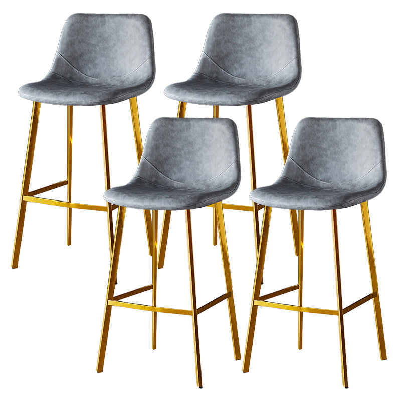Barhocker im Industriestil, Schalensitz, Metallbeine für die Küchenbar