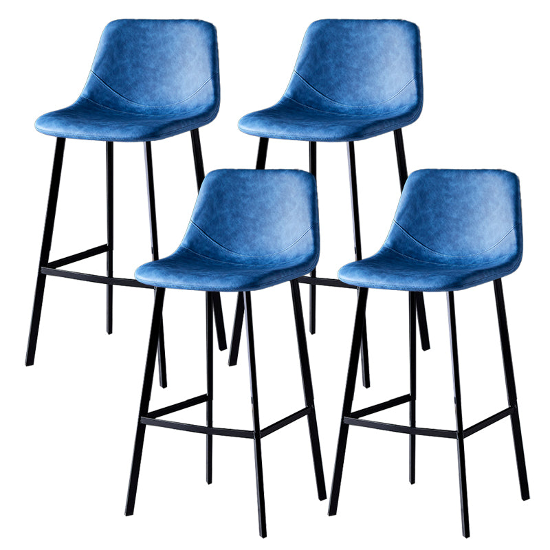 Barhocker im Industriestil, Schalensitz, Metallbeine für die Küchenbar