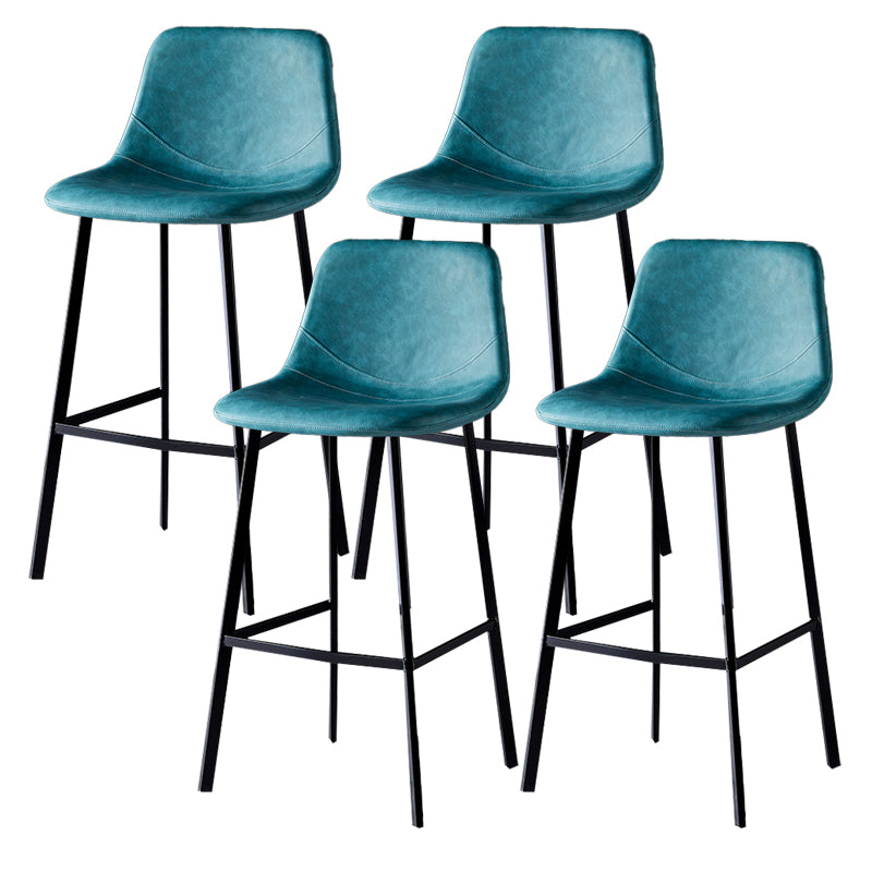 Barhocker im Industriestil, Schalensitz, Metallbeine für die Küchenbar