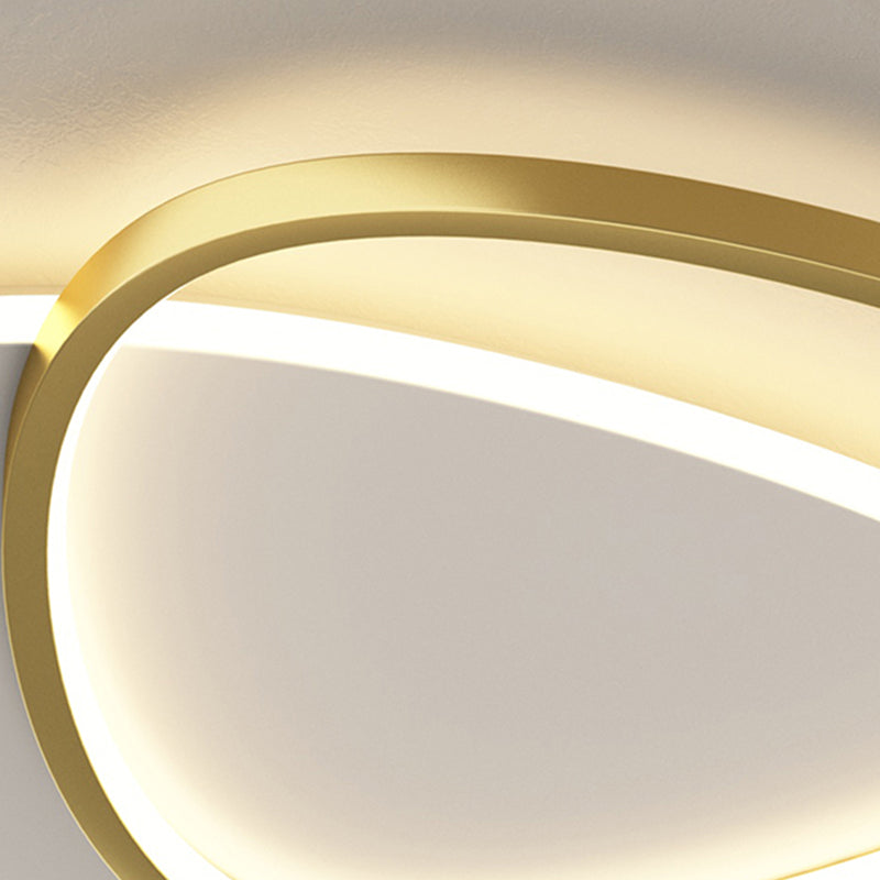 Moderne dreieckige Deckenleuchte aus Metall mit 2 Leuchten für das Esszimmer