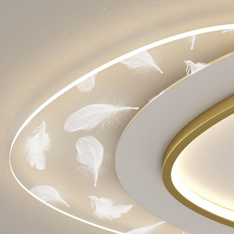 Moderne dreieckige Deckenleuchte aus Metall mit 2 Leuchten für das Esszimmer