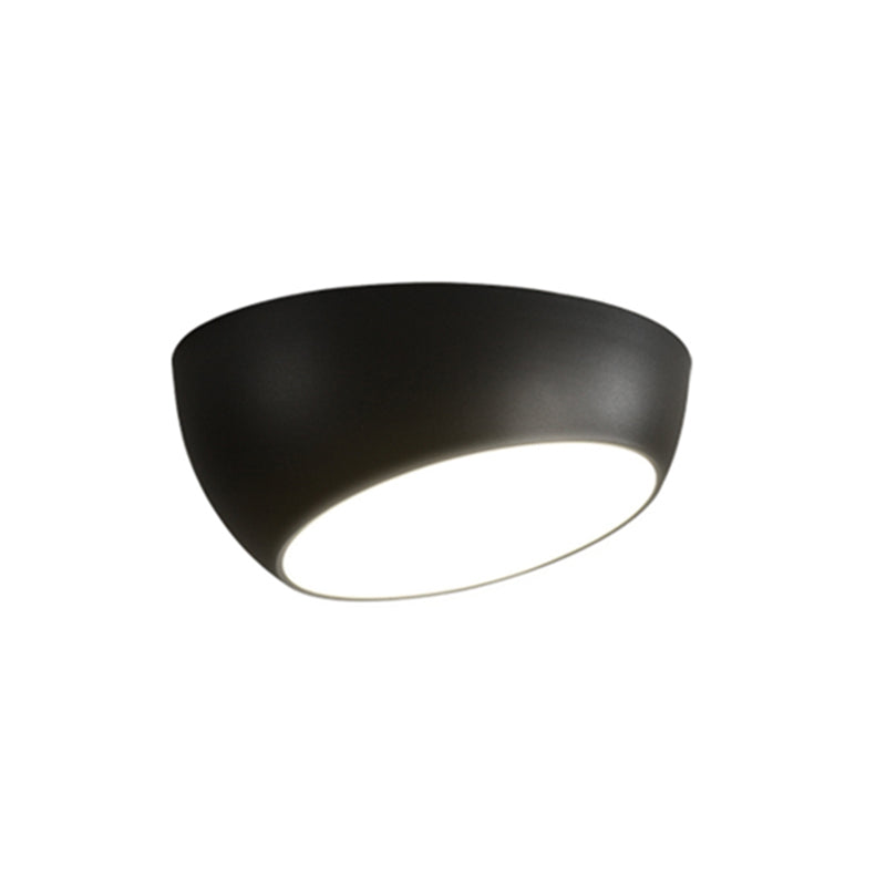 Plafonnier en forme de géométrie de style moderne, plafonnier à 1 lumière en métal