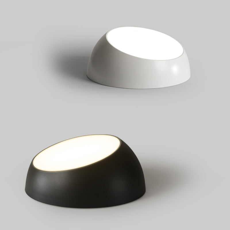 Plafonnier en forme de géométrie de style moderne, plafonnier à 1 lumière en métal