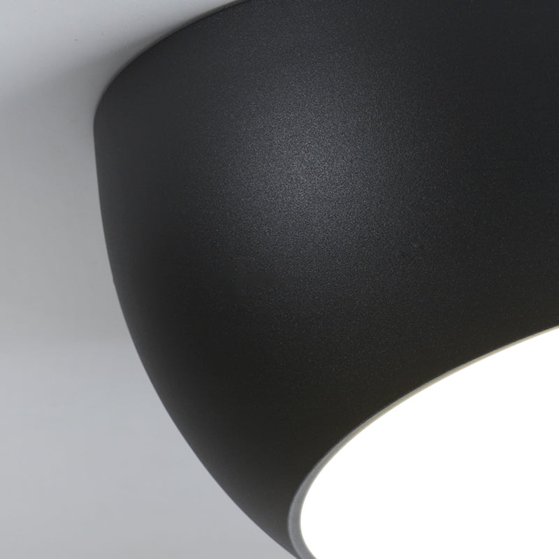Plafonnier en forme de géométrie de style moderne, plafonnier à 1 lumière en métal