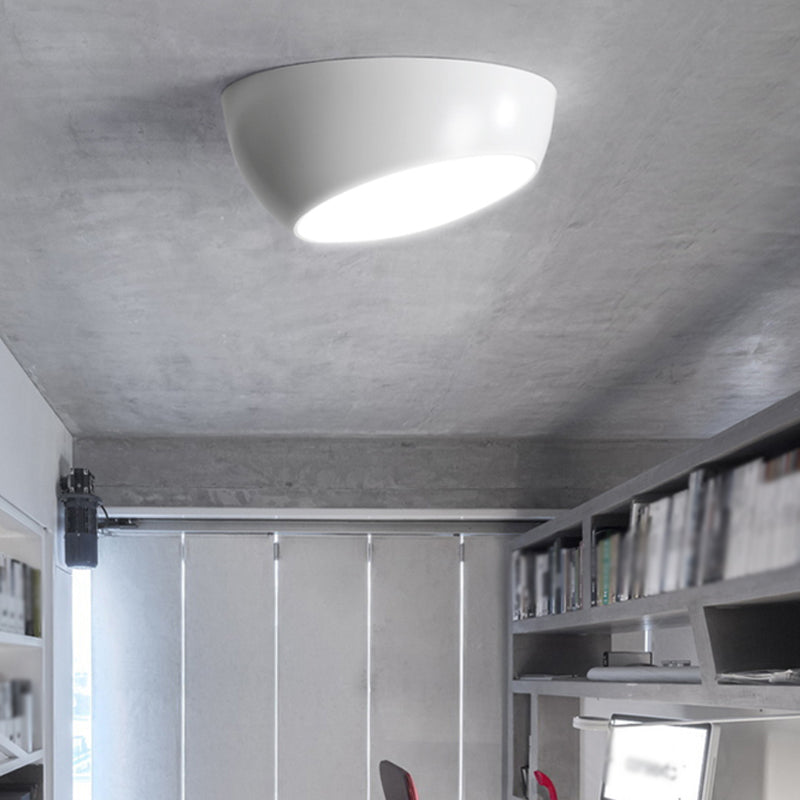 Plafonnier en forme de géométrie de style moderne, plafonnier à 1 lumière en métal
