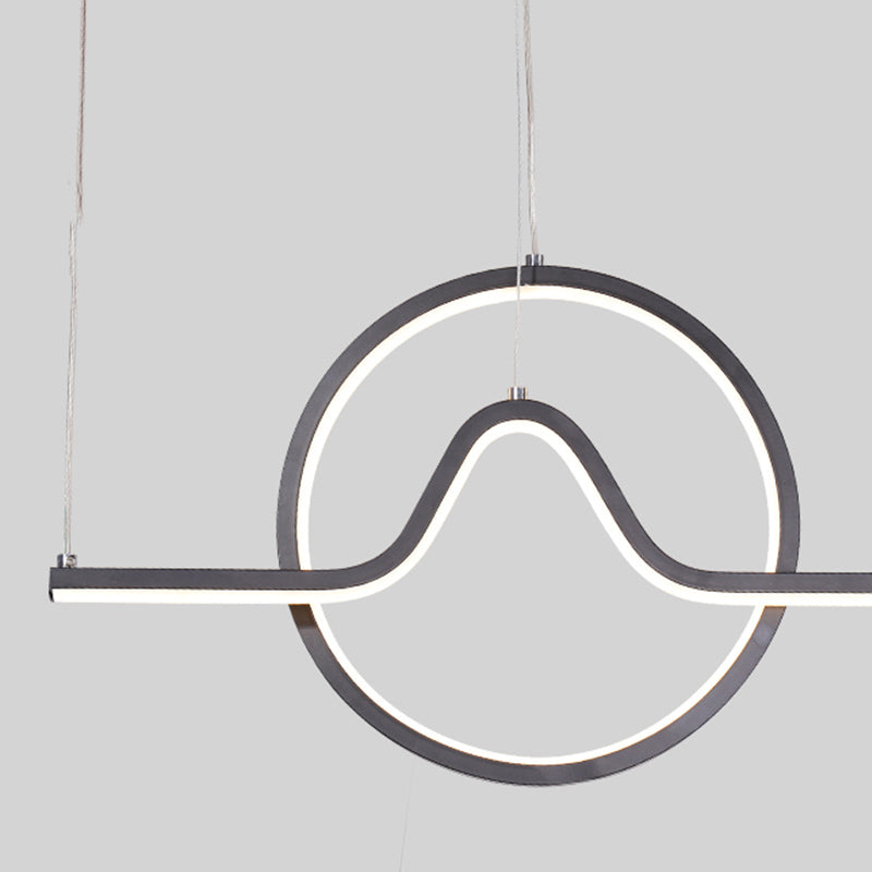 Estilo contemporáneo Luces colgantes de forma lineal Metal de 2 accesorios de iluminación colgante