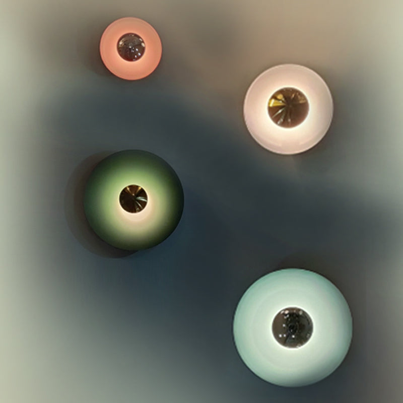 Lampes murales circulaires de style moderne métal 1 les idées d'éclairage mural clair