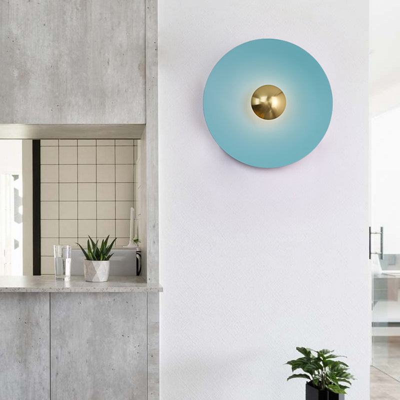 Lampes murales circulaires de style moderne métal 1 les idées d'éclairage mural clair