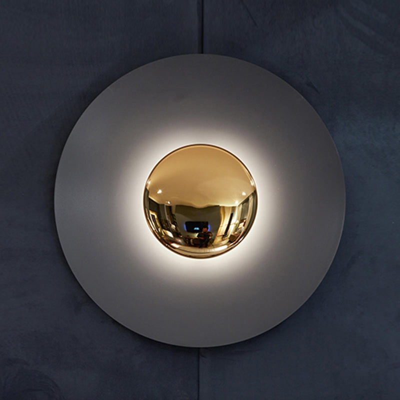 Lampes murales circulaires de style moderne métal 1 les idées d'éclairage mural clair
