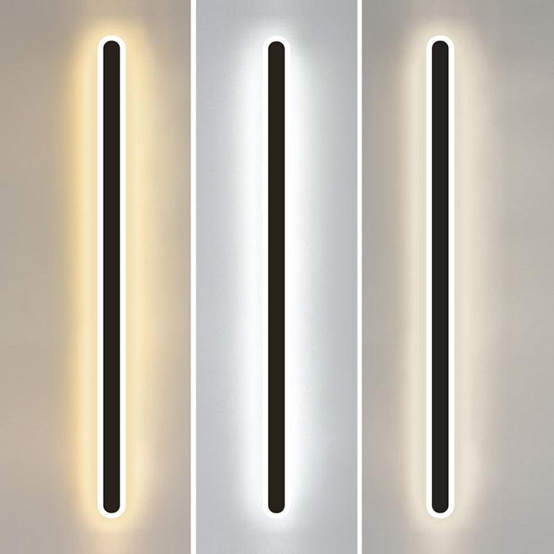 Metall lineare Wandleuchten moderner Stil 1 Leichte Wandmontagelampe