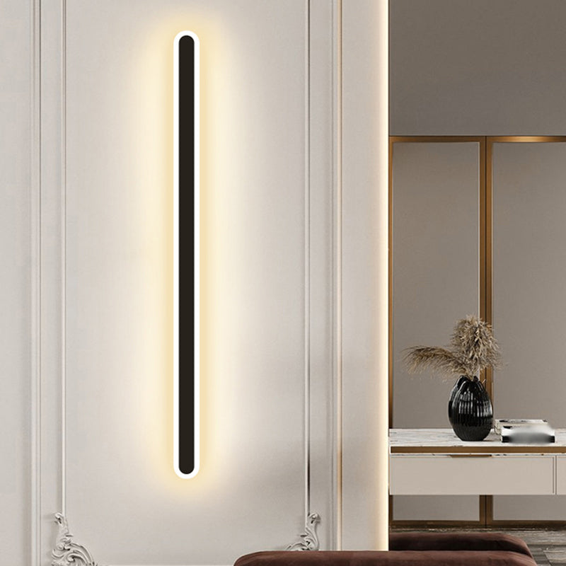 Metall lineare Wandleuchten moderner Stil 1 Leichte Wandmontagelampe