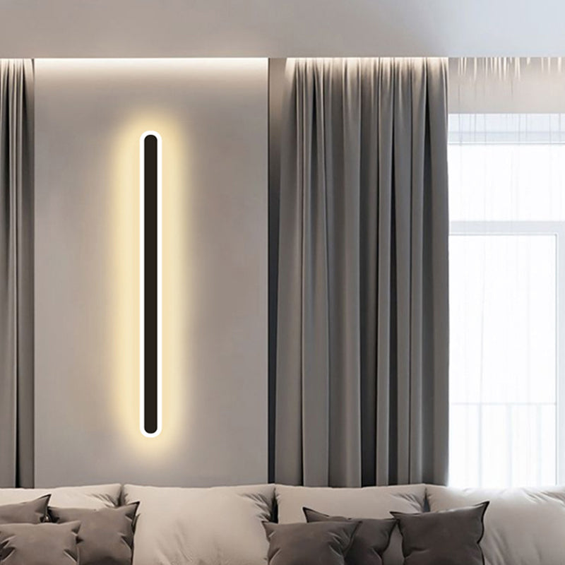 Metall lineare Wandleuchten moderner Stil 1 Leichte Wandmontagelampe