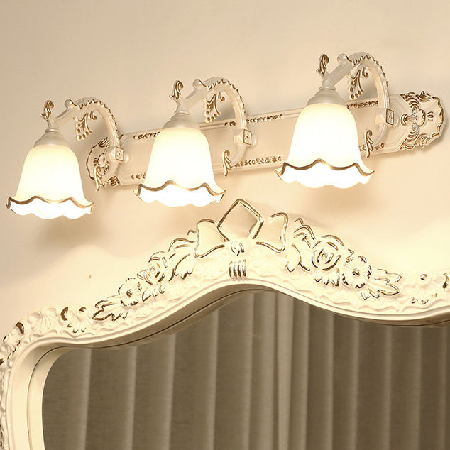 Modern Style Geometric Wall Mounted Lamps Metal Multi Lights Vanity Wall Sconce