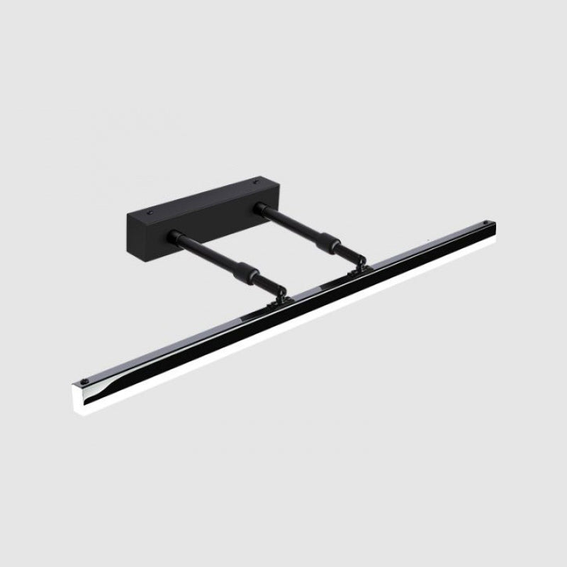 Modern Style Linear Wall Mounted Lamps Metal 1 Light LED Mirror Lights