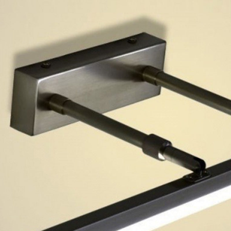 Modern Style Linear Wall Mounted Lamps Metal 1 Light LED Mirror Lights
