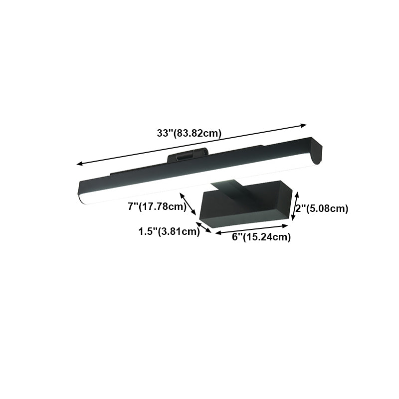 Modern Style Linear Wall Mounted Lamps Metal 1 Light Wall Lighting Ideas