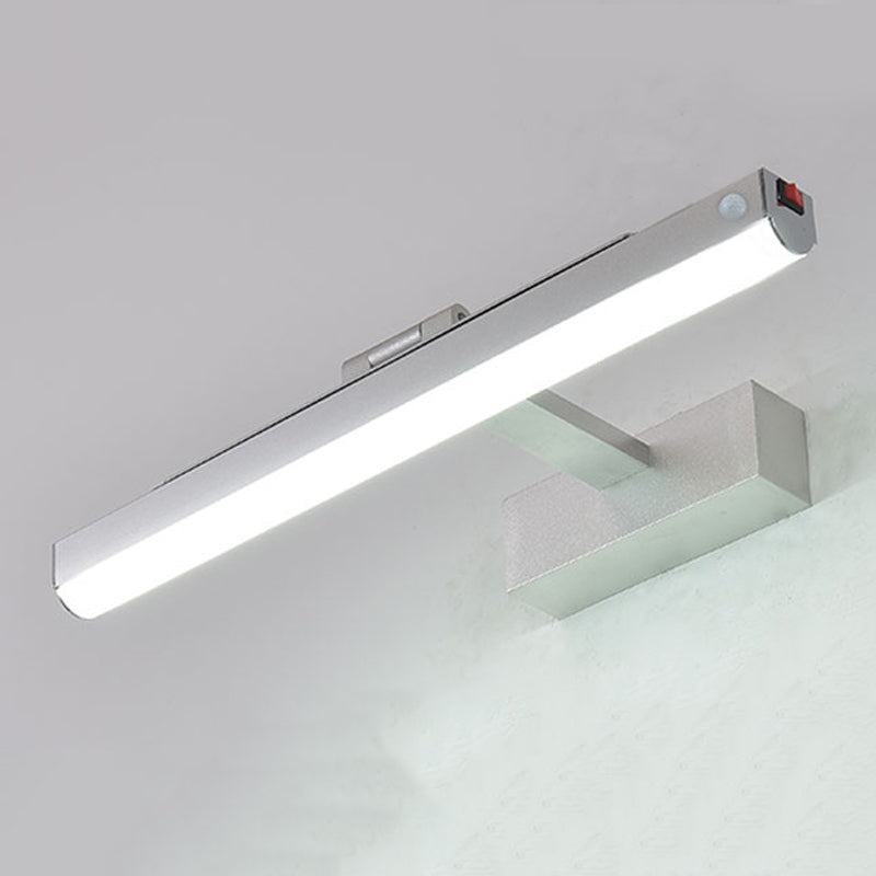 Modern Style Linear Wall Mounted Lamps Metal 1 Light Wall Lighting Ideas