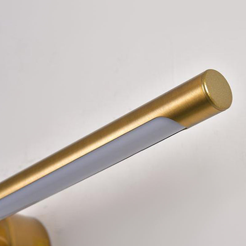 Modern Style Tube Wall Mounted Lamps Metal 1 Light Wall Lighting Ideas