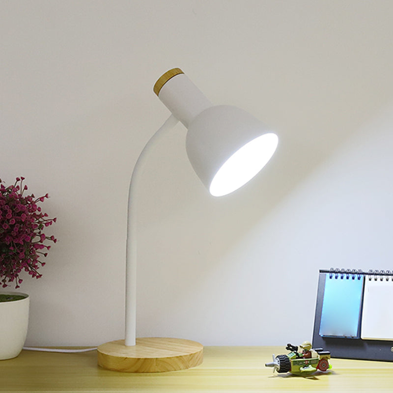 Lampe de table de nuits de forme de cloche de style moderne Metal 1-Light Table Light