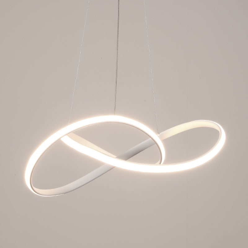 Contemporary Strip Shape Pendant Chandelier Metal 1-Light Pendant Lighting