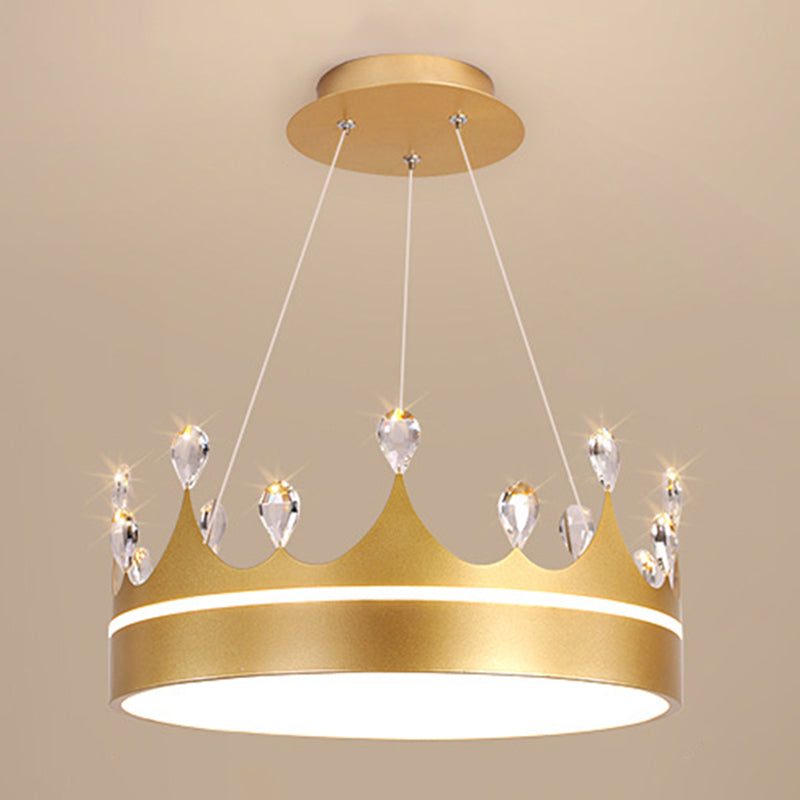 Crown Shape Hanging Lamp Modern Style LED Pendant Lamp for Bedroom