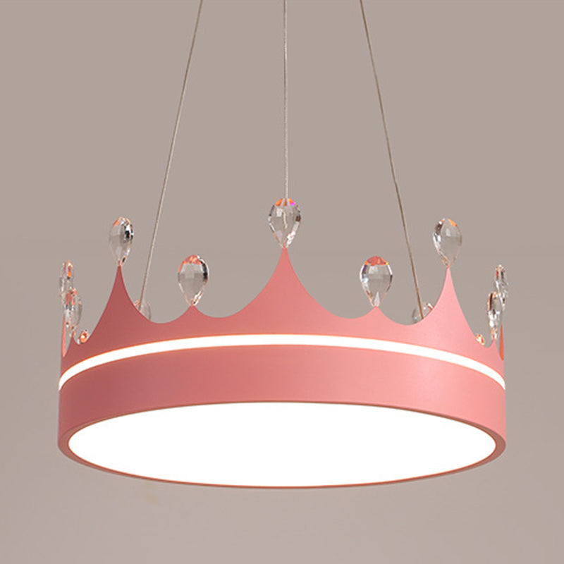 Crown Shape Hanging Lamp Modern Style LED Pendant Lamp for Bedroom