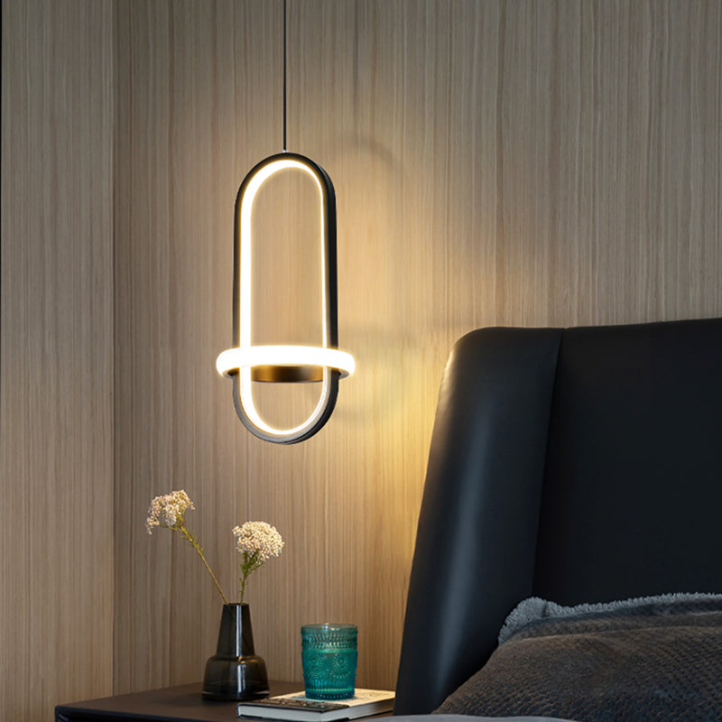 1 Géométrie légère suspendue pendante de style moderne Éclairage suspendu pour le salon