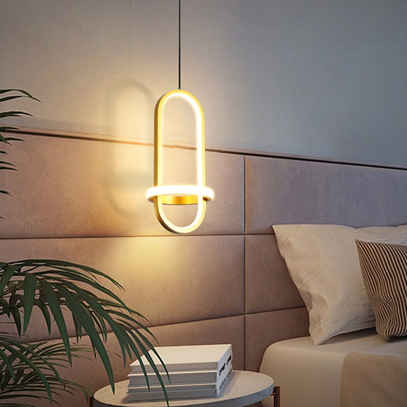 1 Géométrie légère suspendue pendante de style moderne Éclairage suspendu pour le salon