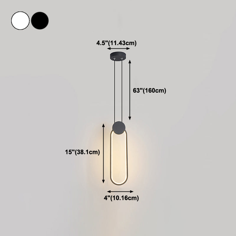 Lumière pendentif minimalisme en aluminium LED-LED PLACE PLADIER POUR LED POUR CHAMBRE