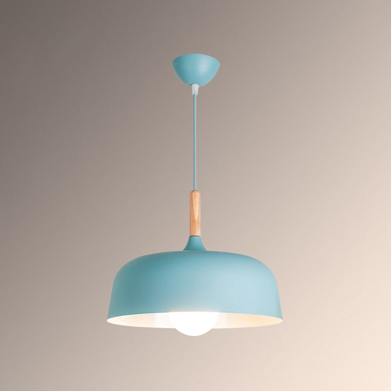 Cercle 1-Light Plafond Pendant Light Light Aluminium Lampe suspendue pour salle à manger