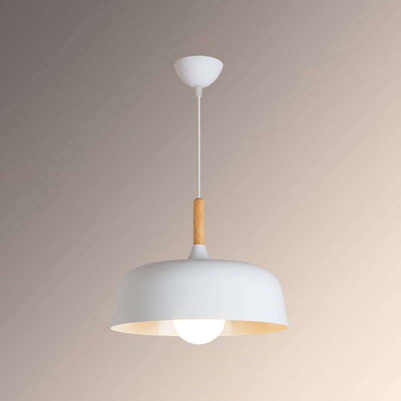 Cercle 1-Light Plafond Pendant Light Light Aluminium Lampe suspendue pour salle à manger