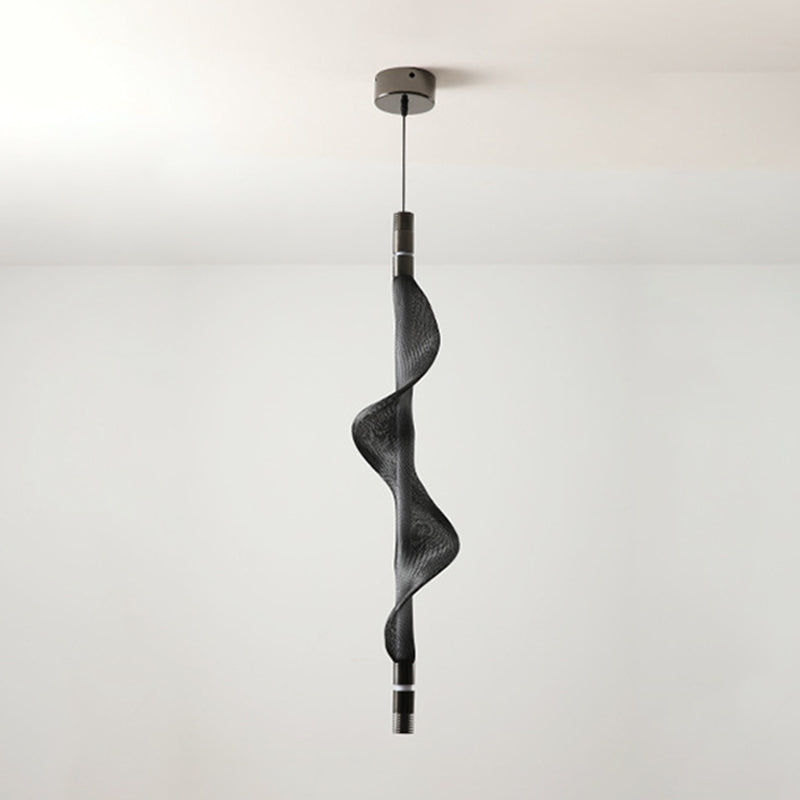 Acrylique linéaire éclairage suspendu moderne style 1 tête suspendue à la tête pour chambre à coucher