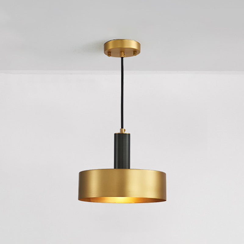 1 léger pendentif suspension de style postmoderne éclairage suspendu en métal pour le salon