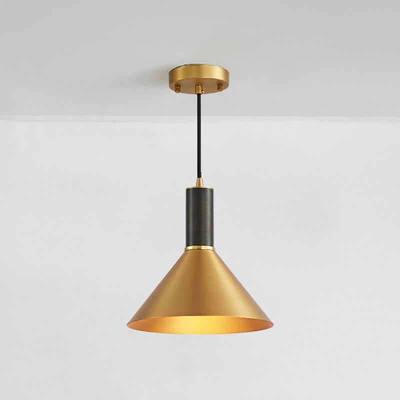 1 léger pendentif suspension de style postmoderne éclairage suspendu en métal pour le salon