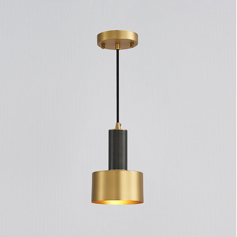 1 léger pendentif suspension de style postmoderne éclairage suspendu en métal pour le salon