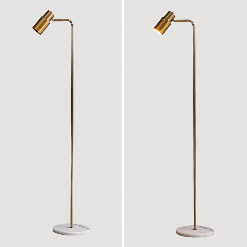 Metalen geometrische vorm vloerlamp moderne stijl 1-licht vloerlampbeveiliging
