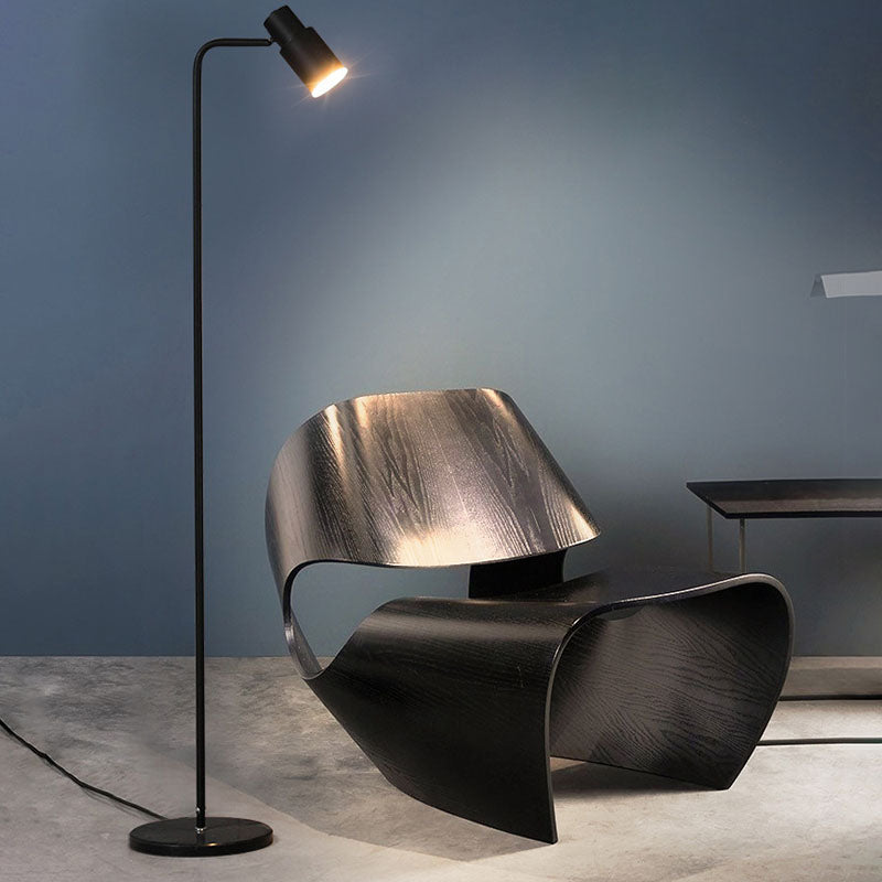 Metalen geometrische vorm vloerlamp moderne stijl 1-licht vloerlampbeveiliging