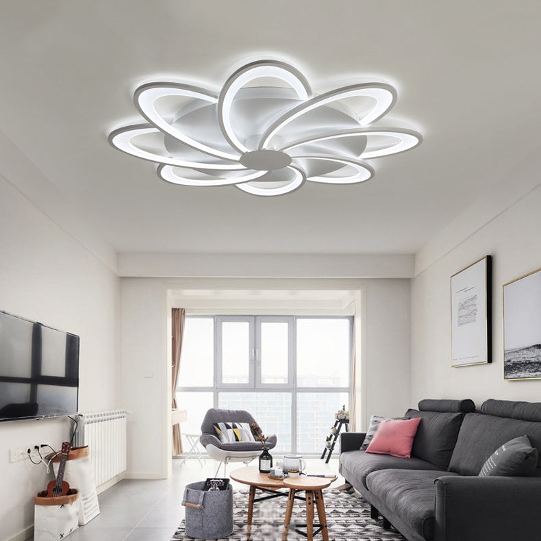 Plafonnier LED multi-lumières de Style moderne, luminaire décoratif d'intérieur, idéal pour un salon