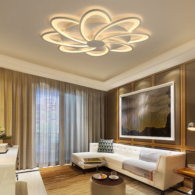 Plafonnier LED multi-lumières de Style moderne, luminaire décoratif d'intérieur, idéal pour un salon