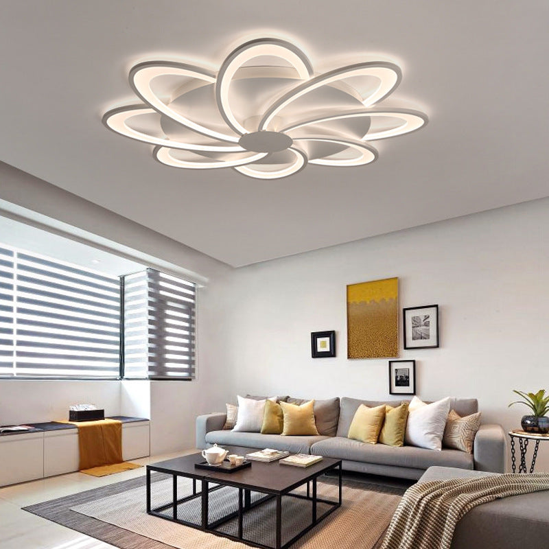 Plafonnier LED multi-lumières de Style moderne, luminaire décoratif d'intérieur, idéal pour un salon