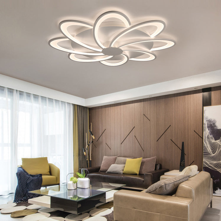 Plafonnier LED multi-lumières de Style moderne, luminaire décoratif d'intérieur, idéal pour un salon