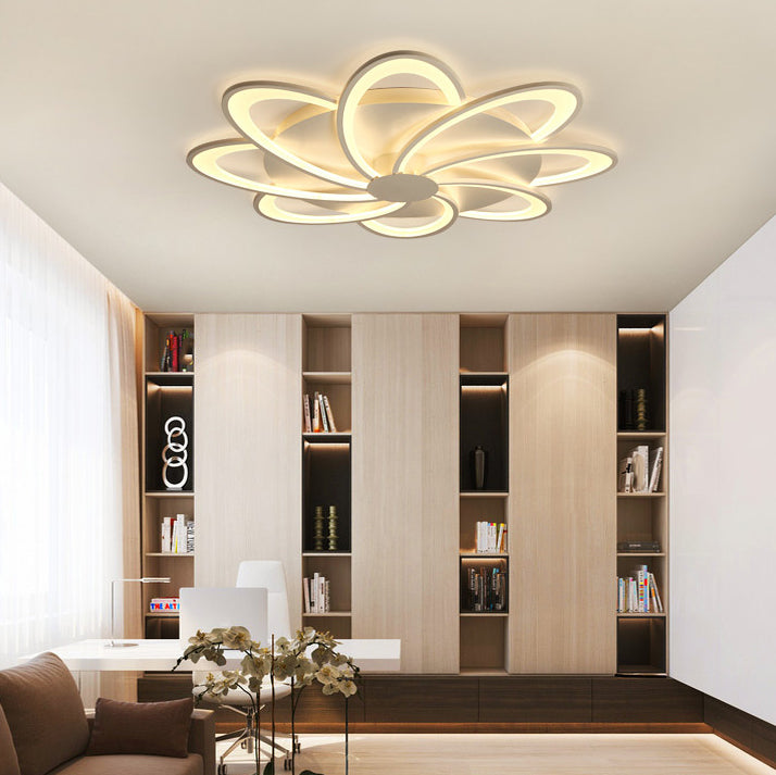 Plafonnier LED multi-lumières de Style moderne, luminaire décoratif d'intérieur, idéal pour un salon