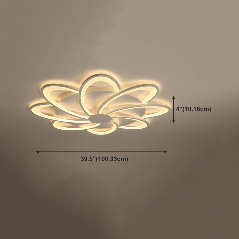 Plafonnier LED multi-lumières de Style moderne, luminaire décoratif d'intérieur, idéal pour un salon