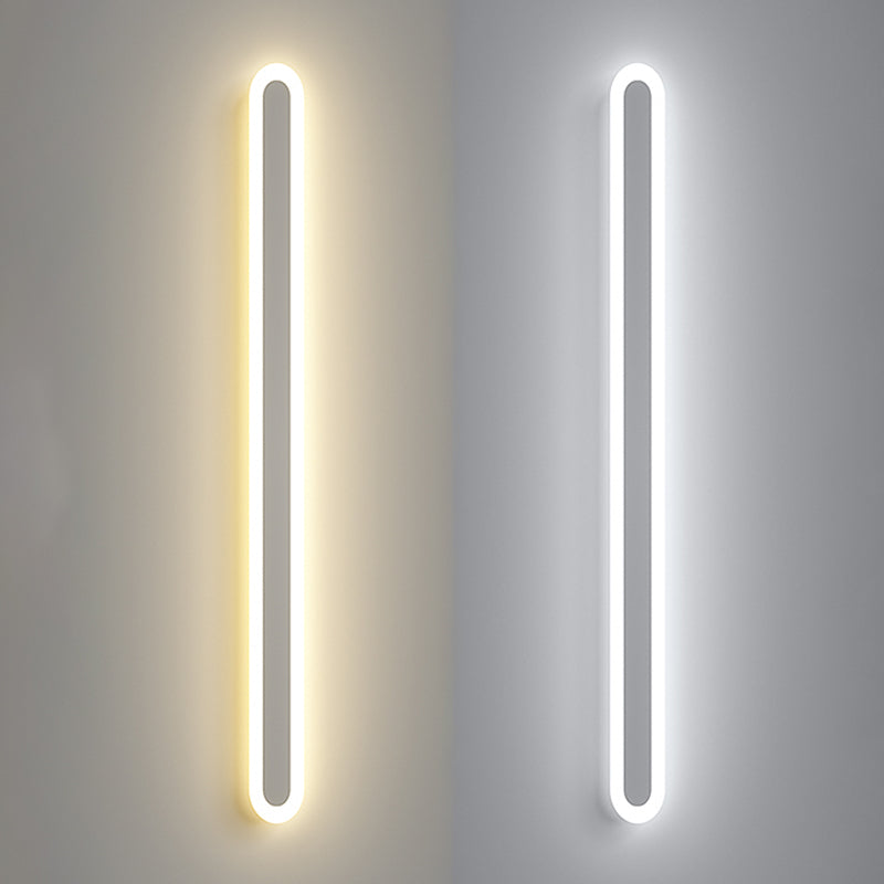 Modern Style Metal Wall Light Minimalist LED Wall Sconce Light for Bedroom